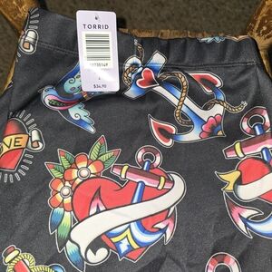 Torrid Tattoo Print Leggings